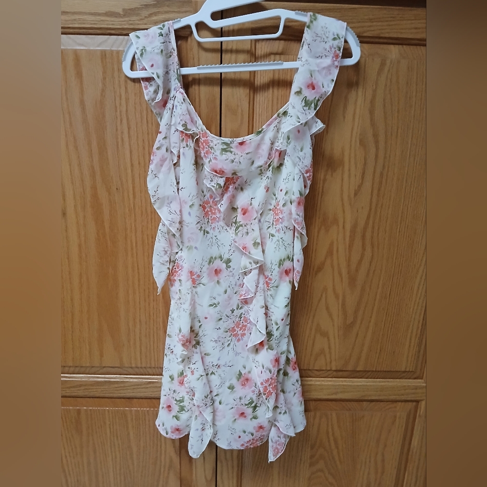 Forever 21 Floral Sleeveless Dress. EUC Size S